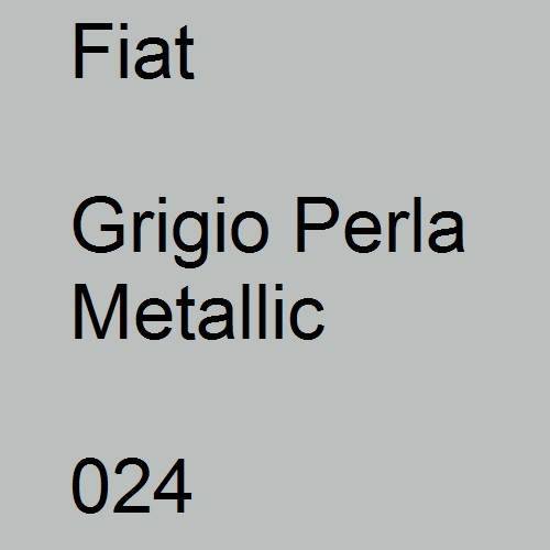 Fiat, Grigio Perla Metallic, 024.